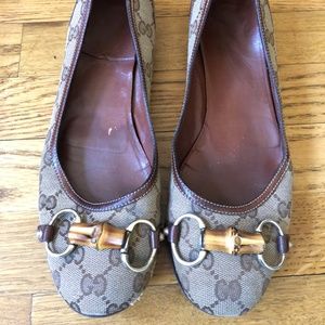 Gucci Bamboo Horesbit Ballerina Ballet Flats